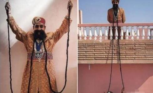 世界上最強(qiáng)壯的胡子 能提起127斤的重物