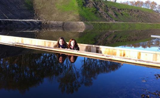 全球唯一的低于水面的橋 摩西橋的圍欄只比水面稍稍高了一點點