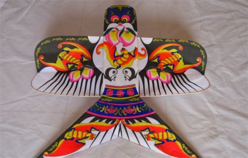 世界上最小的風箏 沙燕風箏4平方厘米左右