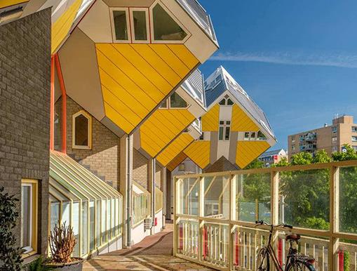 世界十大創(chuàng)意建筑排名,荷蘭立方塊體屋、美國(guó)籃子大樓很美