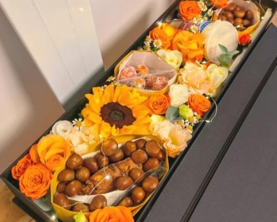 入冬四件套鮮花禮盒多少錢?入冬四件套是哪四件吃的