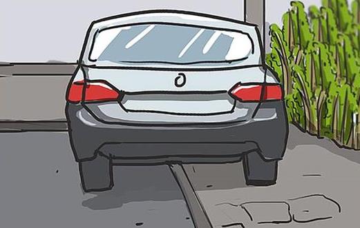 停車怎么判斷前后左右車距?停車后如何判斷前輪是否回正