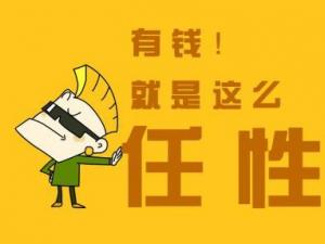 ?有錢就是任性什么意思?別問為什么有錢任性