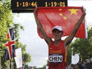 倫敦奧運中國第23金 陳定奪20公里競走金牌