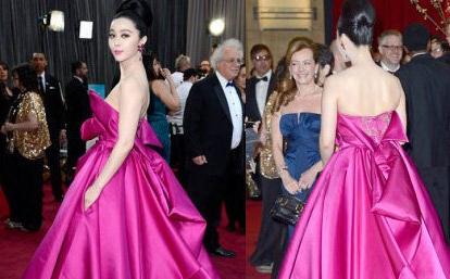 范冰冰大尺度禮服談奧斯卡：我就是去看，然后回家打打雞血