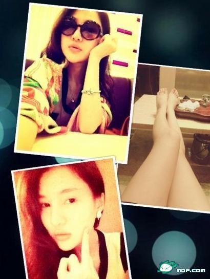 郭美美網上再炫富：曬自拍坐寶馬車火辣性感照組圖