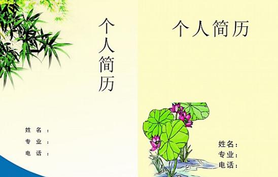 求職簡歷通常用哪些類型？