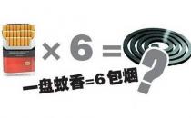 ?一盤蚊香毒害等于6包煙