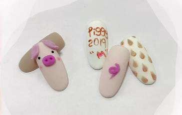 小豬美甲教程圖解 要做個(gè)精致的豬豬女孩