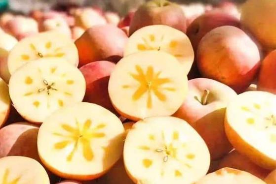 冰糖心蘋果的糖心是怎么形成的？冰糖心是蘋果得了糖心病(水心病)