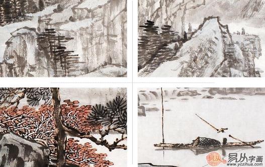 當代畫家林德坤藝術鑒賞:過雨看松色,隨山到水源